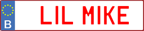 Truck License Plate